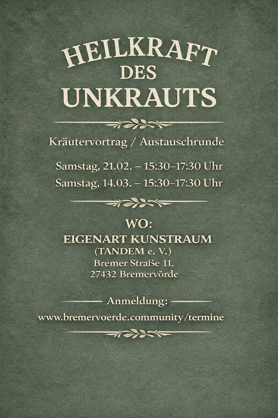 Kräutervortrag - heilkraftdesunkrauts.de Marcel Plagmann